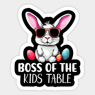 Boss of the kids table Sticker